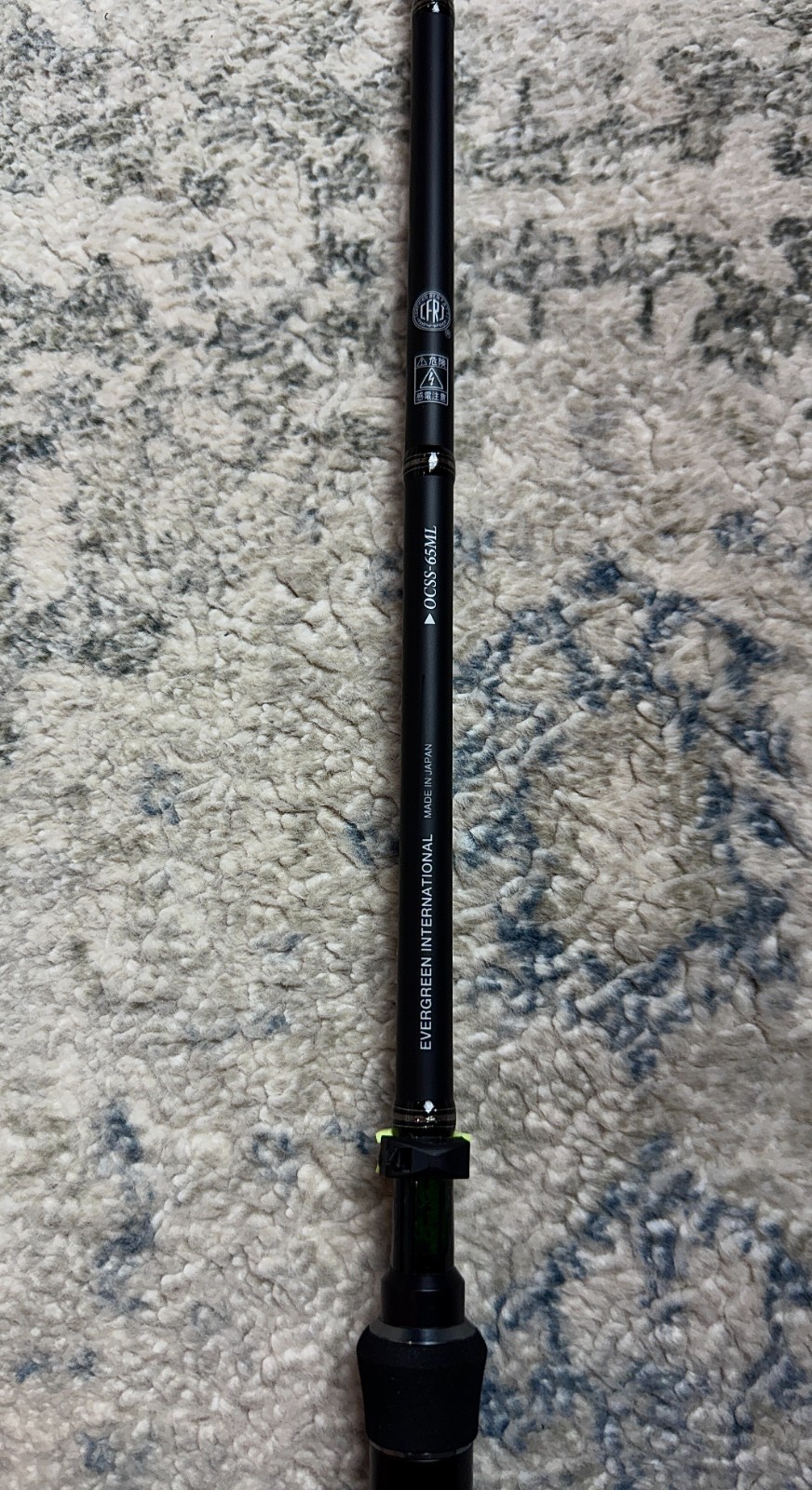 Evergreen Orion OCSS-65ML Black Guardian 6’5″ ML Spinning Rod