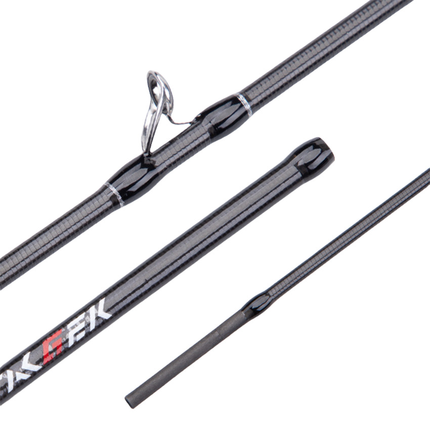 TAIGEK Travel Fishing Rod 5’2” 6′ 3-6lb Light Casting Spinning Rod Carbon MF