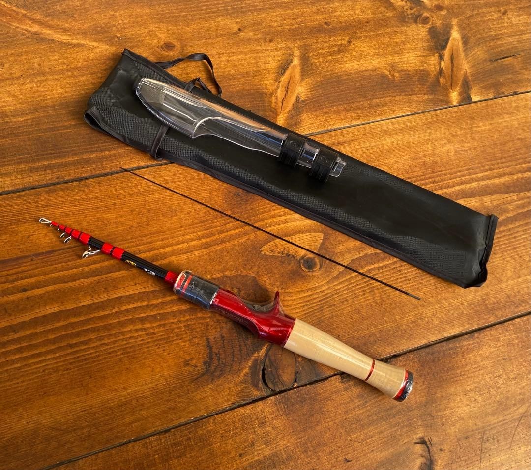 Trout Telescopic Rod 4ft11in Bait Stream & Bass Fishing Cork Grip Used