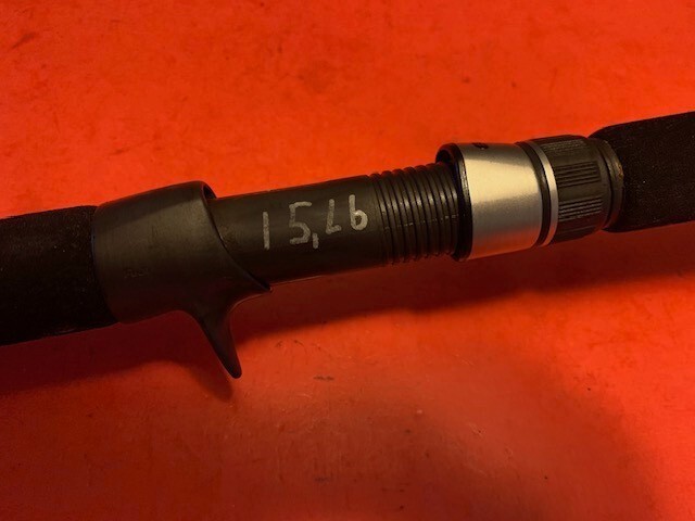 CUSTOM BUILT CALSTAR GRAFIGHTER GX7 7 FOOT 8 TO 20 LB. BAITCASTING FISHING ROD