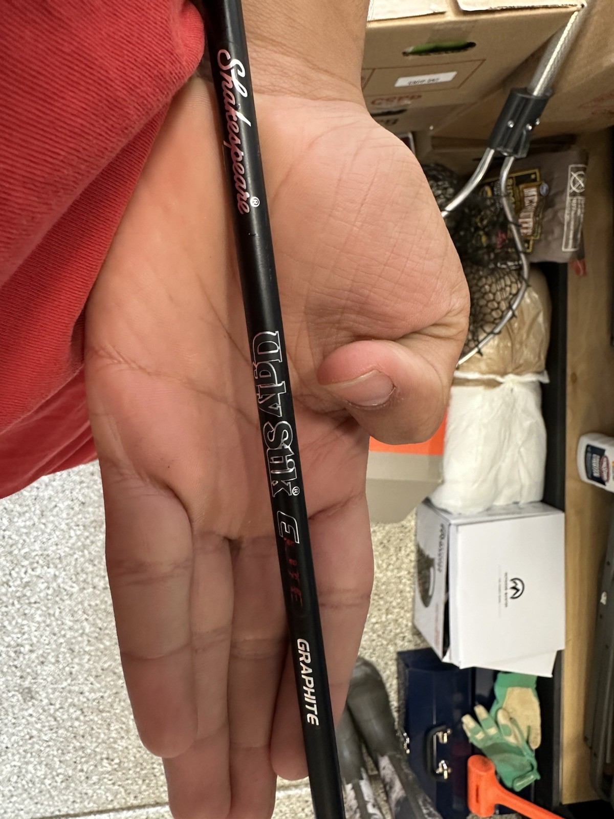 Ugly Stik Elite Graphite Spinning Fish Rod 6’6 Medium Action 2 Piece