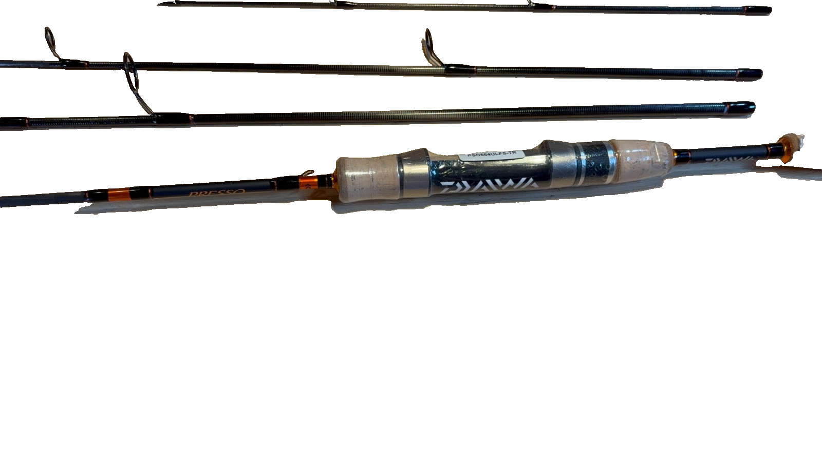 Diawa Presso Ultra Light 4 piece spinning rod, 6 foot, 1 t0 6 lb line weight