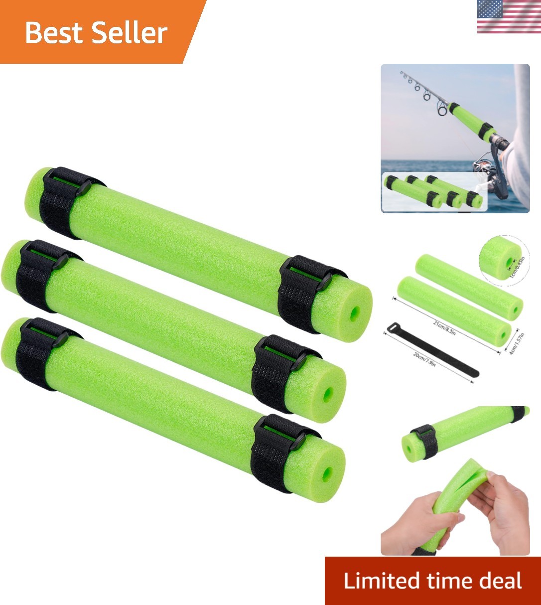 Durable Floating Fishing Rod Cushions – Stay Afloat with Magic Ties
