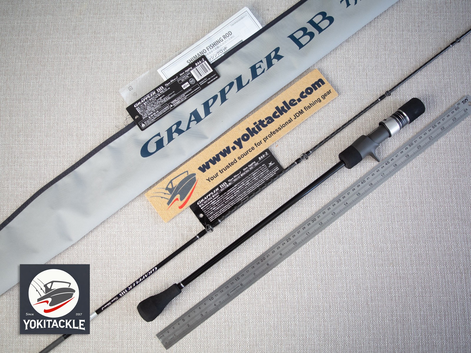 Shimano 21 Grappler BB Type Slow-J B66-2 Baitcasting Rod