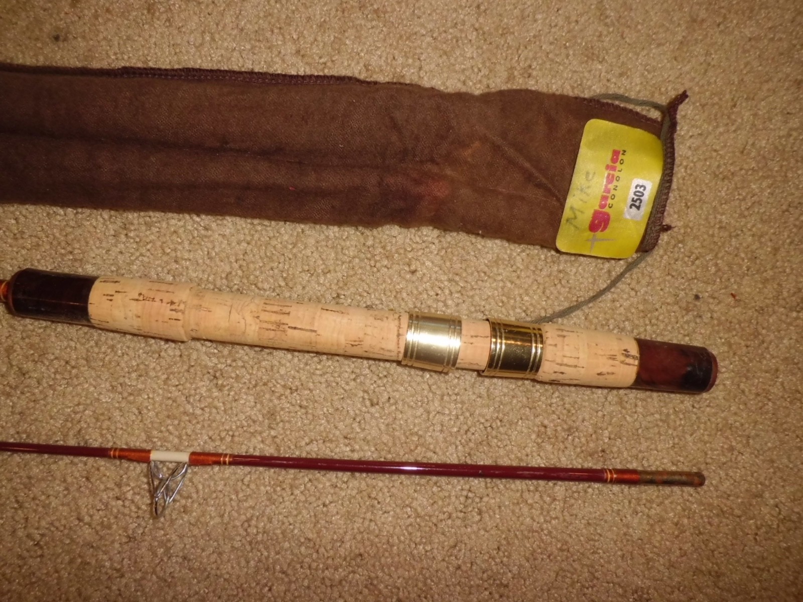 Vintage GARCIA Conolon 2503B Ultra Light Spinning 6′ Rod – USA- 2-6 lb test