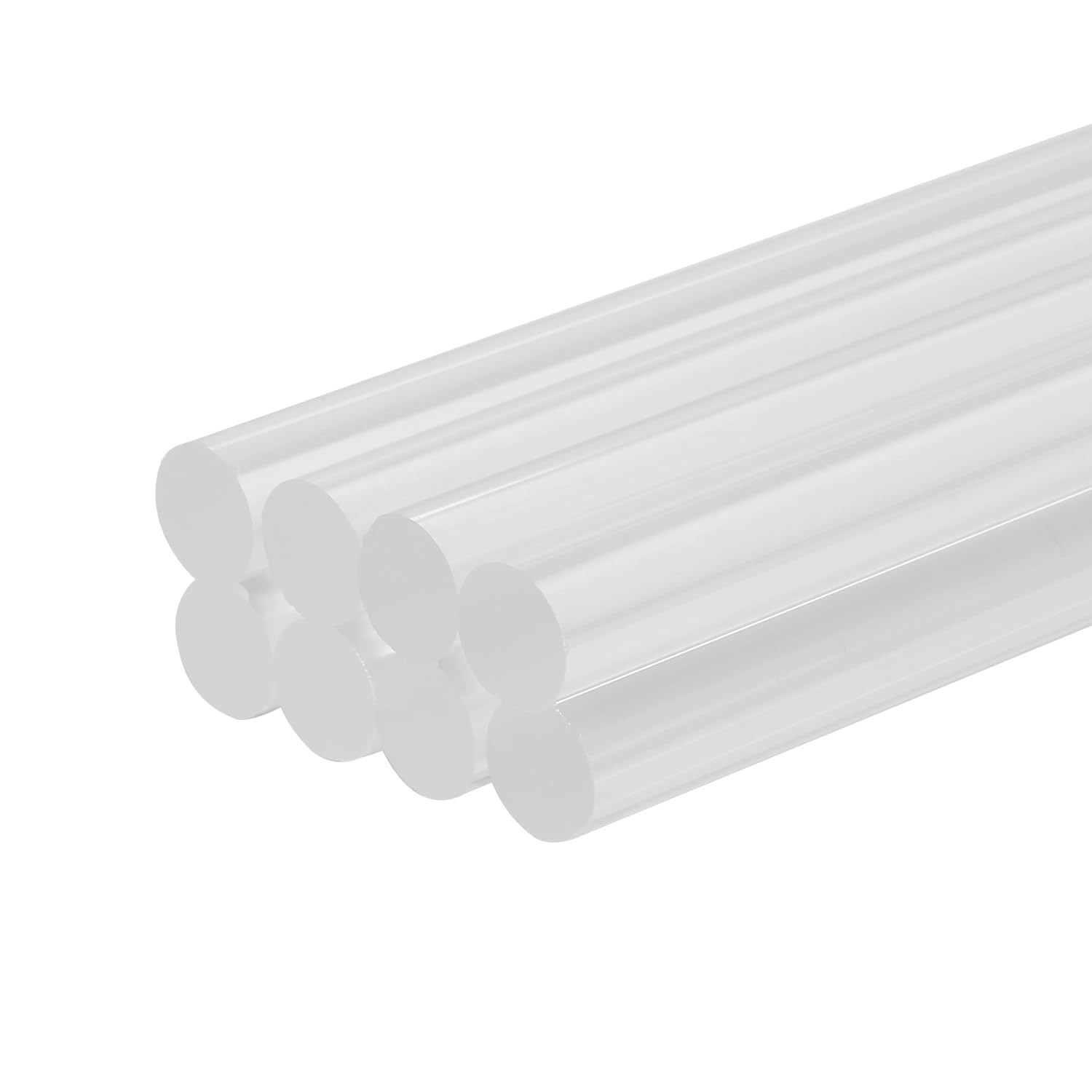 8 PCS 12 Inch 3/8 Diameter Clear Acrylic Dowel Rods 10x305mm Plastic Sticks