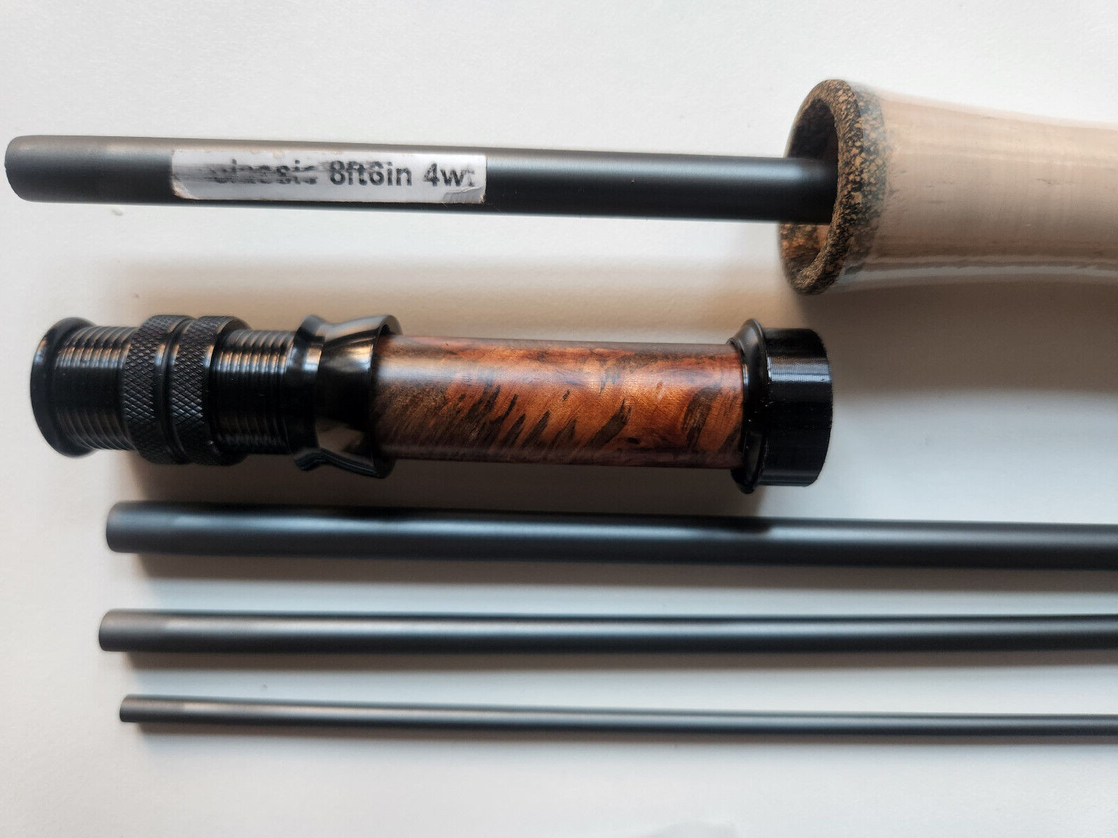 8’6 4wt 4 pc fly rod Kit with components