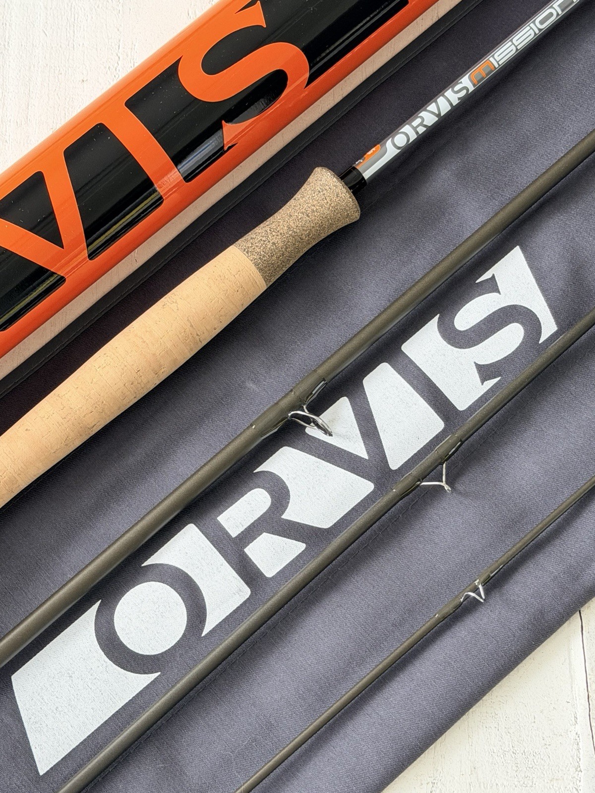 **BEAUTIFUL** 🔥 ORVIS MISSION SWITCH/SPEY 3wt. 11’4”in-4pc Flyrod!🔥