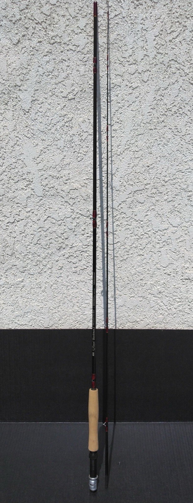 South Bend Royal Coachman 8’ Fly Rod 5-6 Lbs Holographic Gold/Red 2 piece