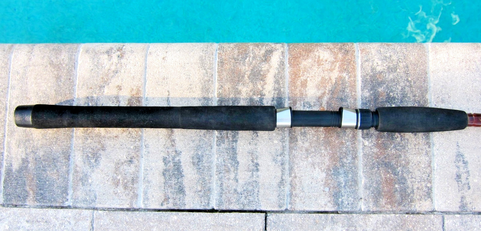 Vintage FENWICK FENGLASS FS86HRC 2-pc Trolling/Mooching Rod: 8’6″ 18-30lb – NICE