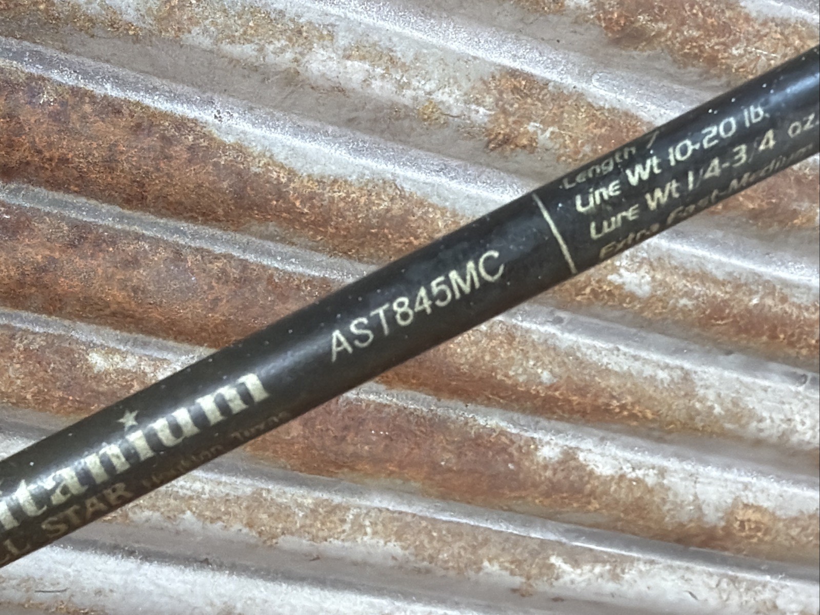 All Star Titanium AST845MC 7′ Med Extra Fast Tommy Biffle Signature Series-RARE!