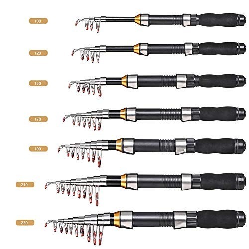 Telescopic Fishing Rod 1.0m-2.3m – Compact and Lightweight for Adventure