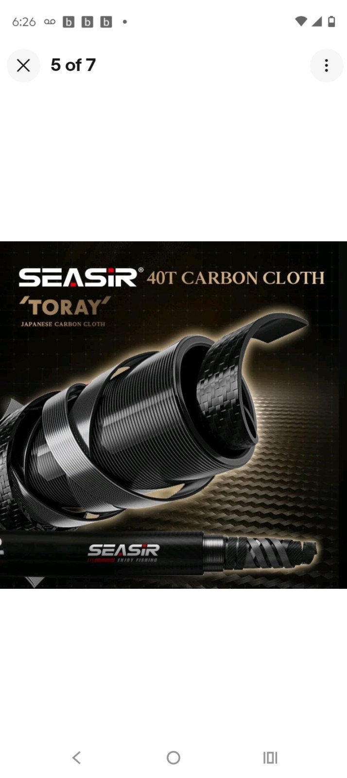 SEASIR Stream Fishing Rod, Ultralight 5’2″ Length Rod Bait Casting Rod 2pc