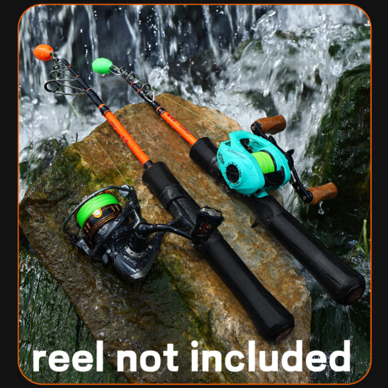 High Quality Fiber Spinning Casting Fishing Rod Telescopic Pole 1.5M 1.68M
