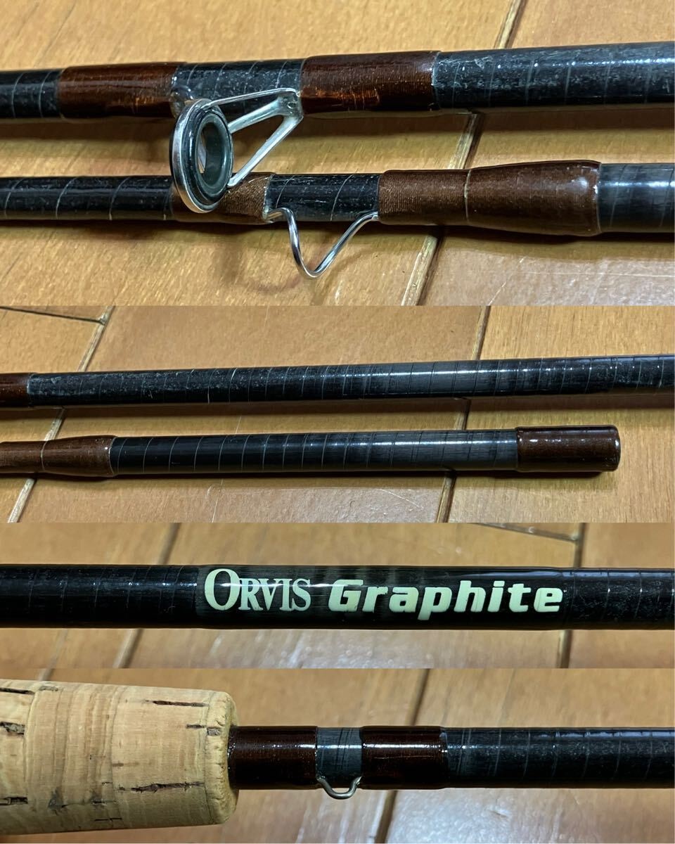 Orvis Graphite Mark II 8’6″ #6 2.5/8oz Fly Rod Fishing 4681