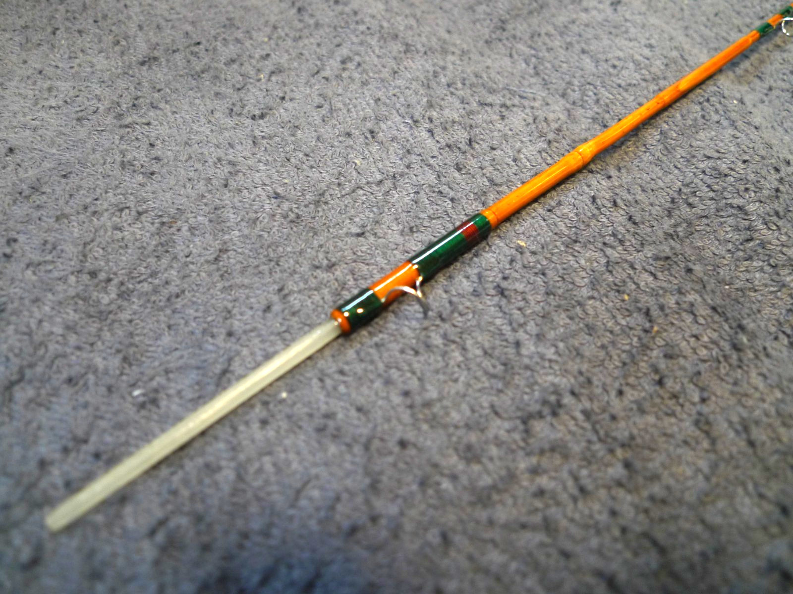 [Japanese Marutake flyrod]7’1″ #3 4pc (ext tip)-unused ‘Marubushi bamboo’ flyrod