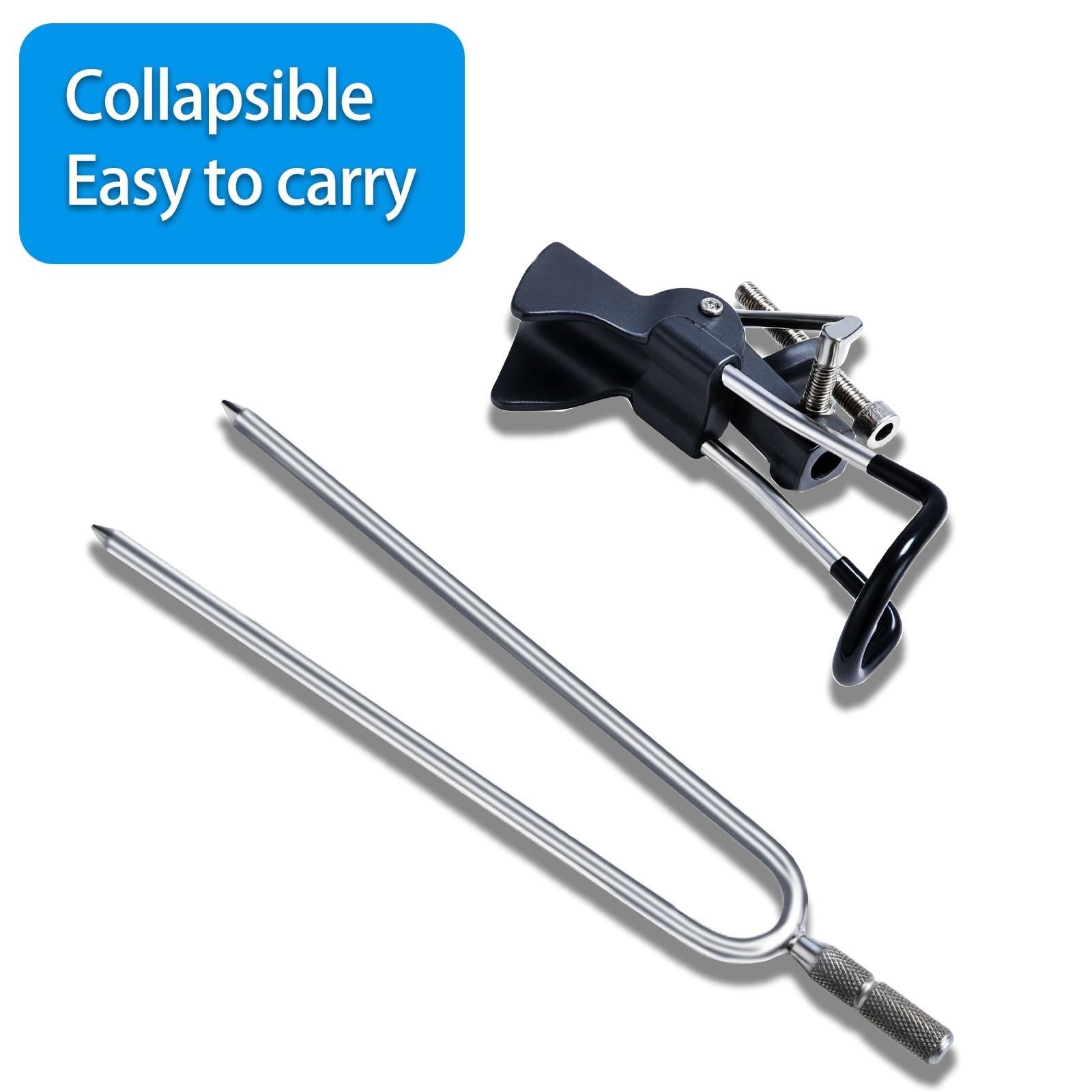 Fishing Rod Holder for Ground, Aluminum Bank Rod Holder, Bank Fishing Rod Rac…