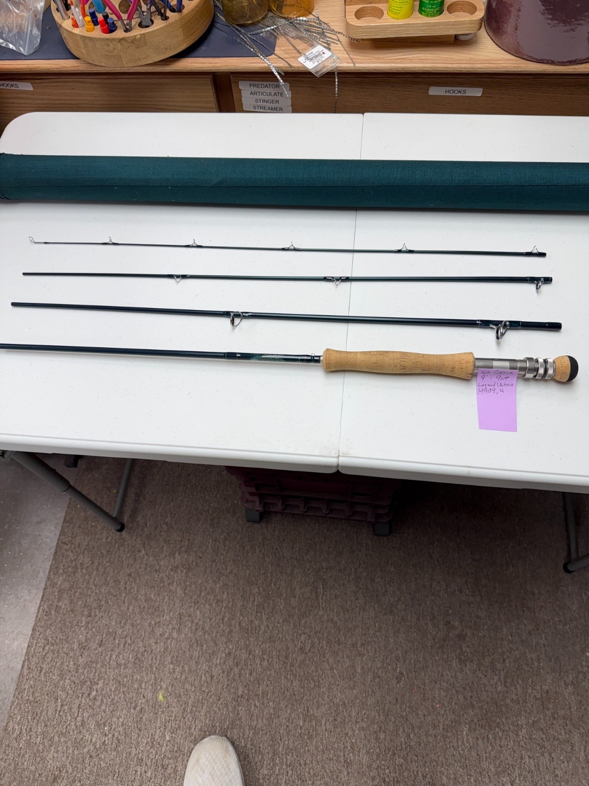 St. Croix Legend Ultra 9ft., 9 wt. 4909, 4 Fly rod.