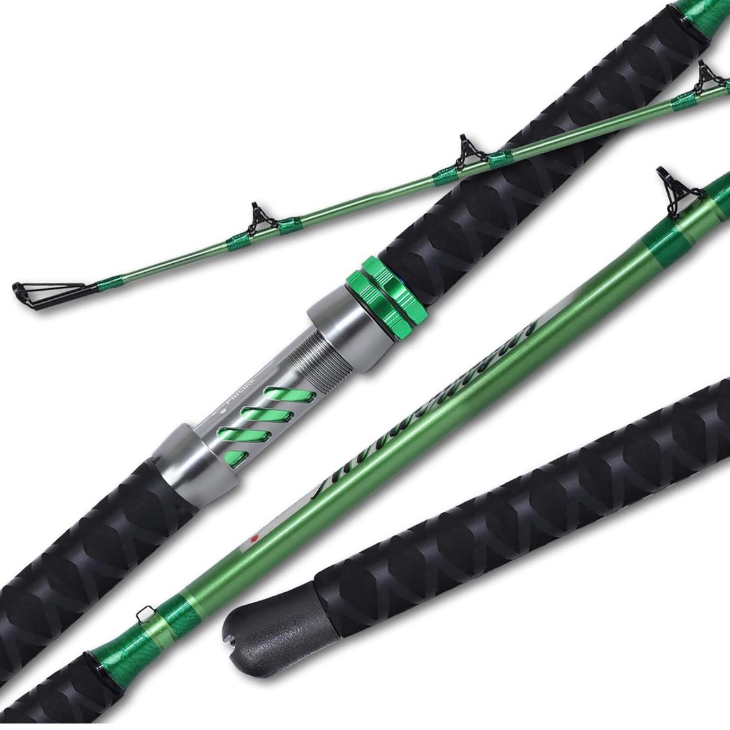 Fiblink 9′ Catfish Fishing Rod 2 Piece Extra Heavy Carbon Fiber Fast Action