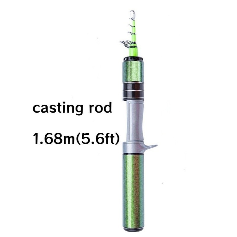Portable Telescopic Fishing Rod High Carbon Fiber Sensitive Spinning Casting Rod