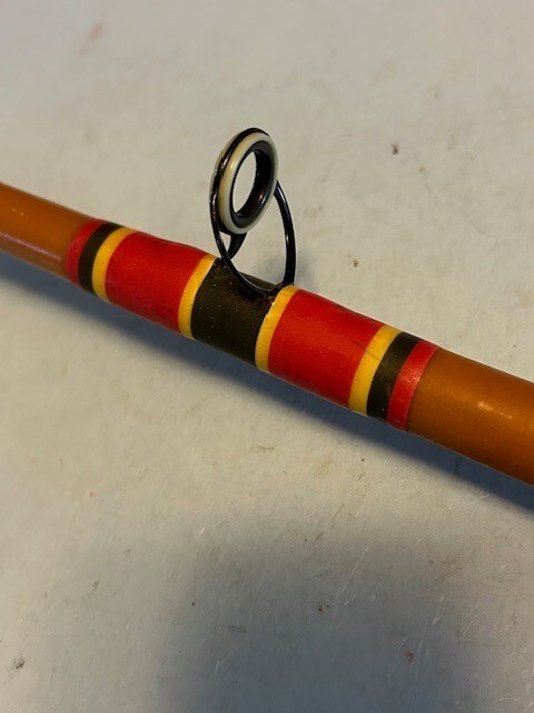 CUSTOM SABRE 7 FOOT 3 INCH 30 TO 80 POUND MARLIN CASTER CONVENTIONAL FISHING ROD