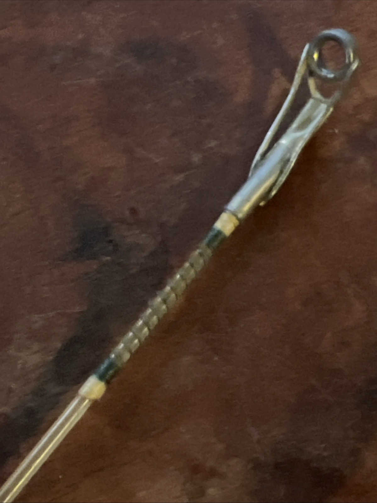 Vintage Water King Bait Casting Clear Fiberglass Rod w/ Rubber Grip 5’10” 2pc