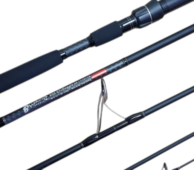 2025 Hamachi XOS GT’n’Doggie 50 – 130lb Popper 9’6 – 5 piece travel fishing rod