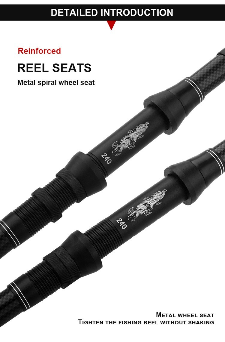 Telescopic Fishing Rods 1.8M-3.0M Spinning Casting Carbon Fiber Pole Fishing Rod