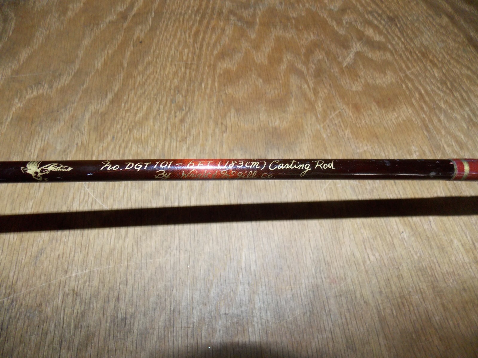 (HTF) Eagle Claw GOLD EAGLE II 6′ Casting Rod 2Pc DGT101 4-10lb 1/8-1/2oz 7/25