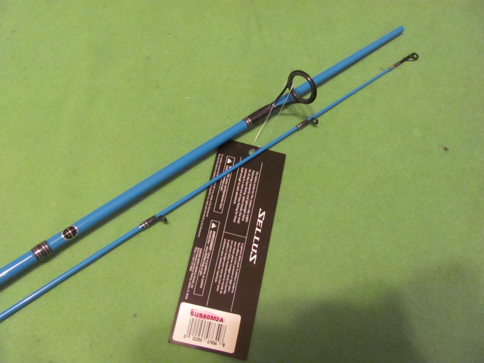 1 SHIMANO SELLUS 6′ 0″ Power Medium Action Fast Spinning 2-Piece Rod.