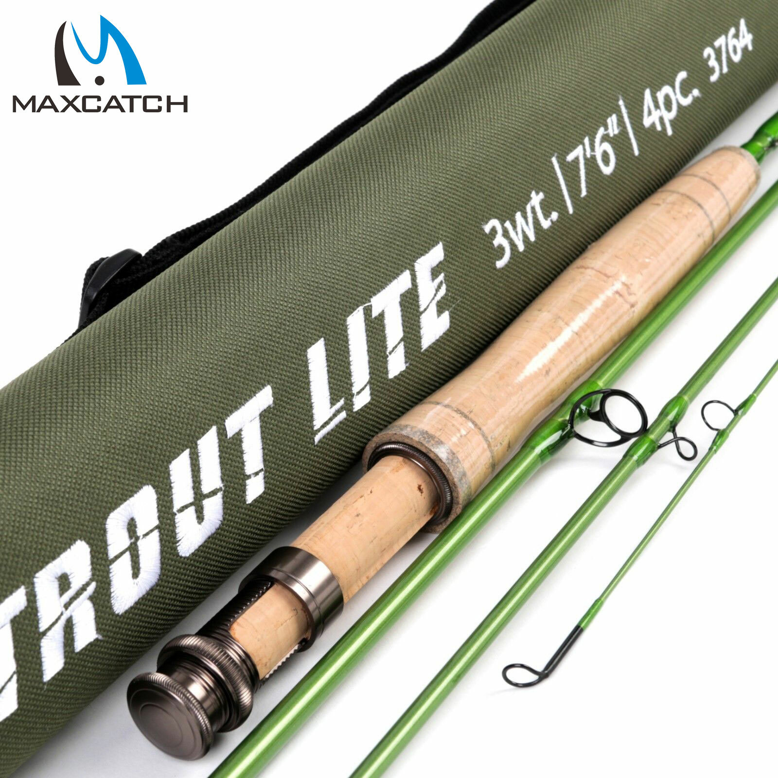 Maxcatch Trout Lite Fly Fishing Rod 3/4/5wt IM12 Carbon For the trout angler