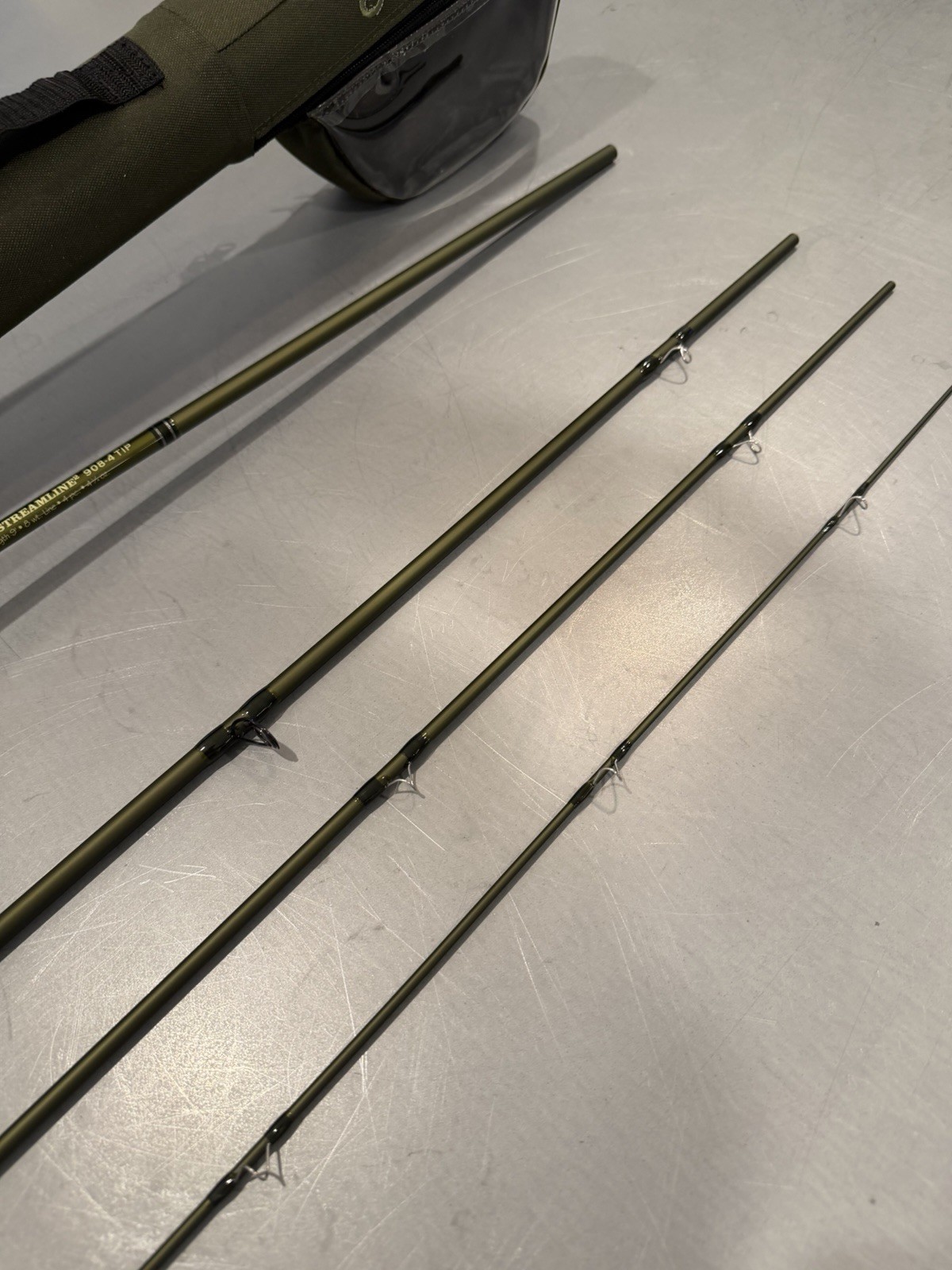 Orvis Streamline 2 9’ #8wt 4pc. Fly Rod And Clearwater Fly Reel- 908-4 Tip Flex