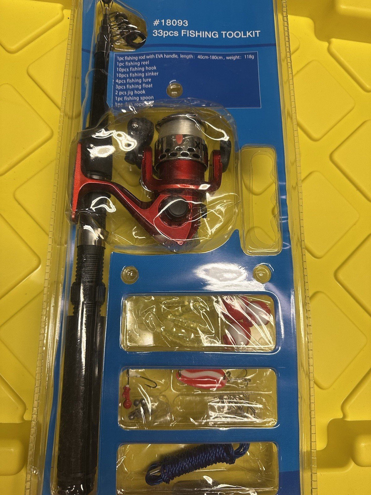 telescopic fishing rod And Reel 33 Piece Set