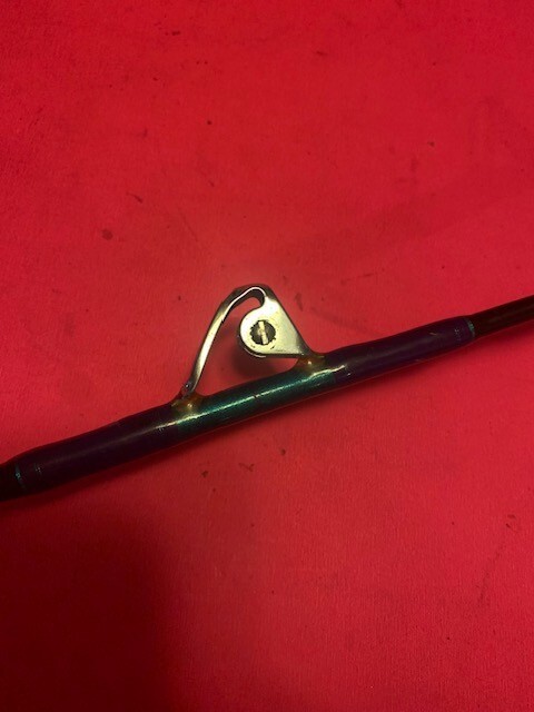 CUSTOM CALSTAR BOOMER JR. 5 FOOT 8 INCH 50 TO 100# RATED RAIL ROD FISHING ROD