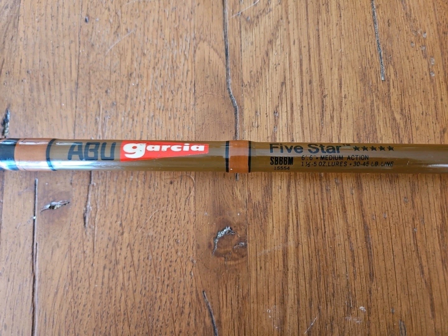 ABU Garcia SB66M 6’6″ Medium Action 1 Piece FishingPole/Rod