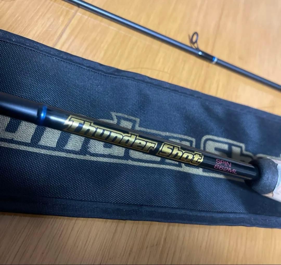 Thunder Shot SPIN 662ML Fishing Rod, 6’6″ Light Spinning, Used