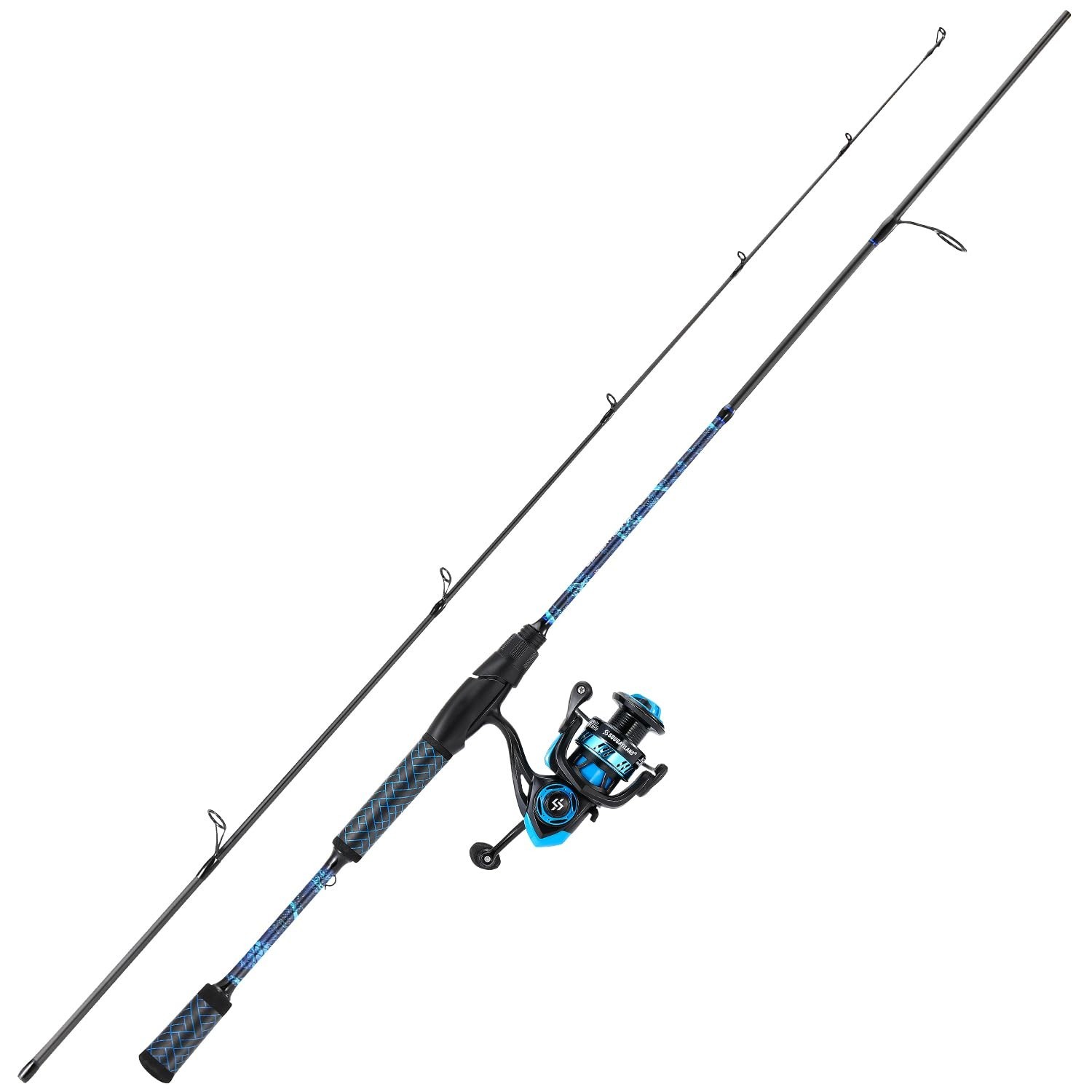 Sougayilang Spinning & Baitcaster Fishing Rod and Reel Combo,IM7 Graphite 2Pc…