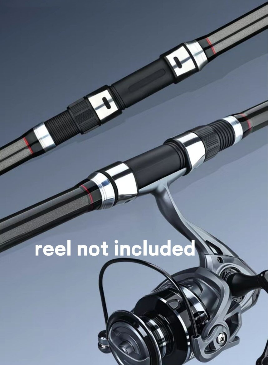 Telescopic Fishing Rod 9′ 10′ Carbon Fiber Rod Saltwater Long Cast Fishing Rod