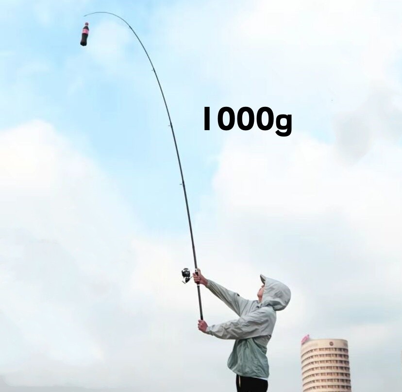 Telescopic Fishing Rod 9′ 10′ Carbon Fiber Rod Saltwater Long Cast Fishing Rod