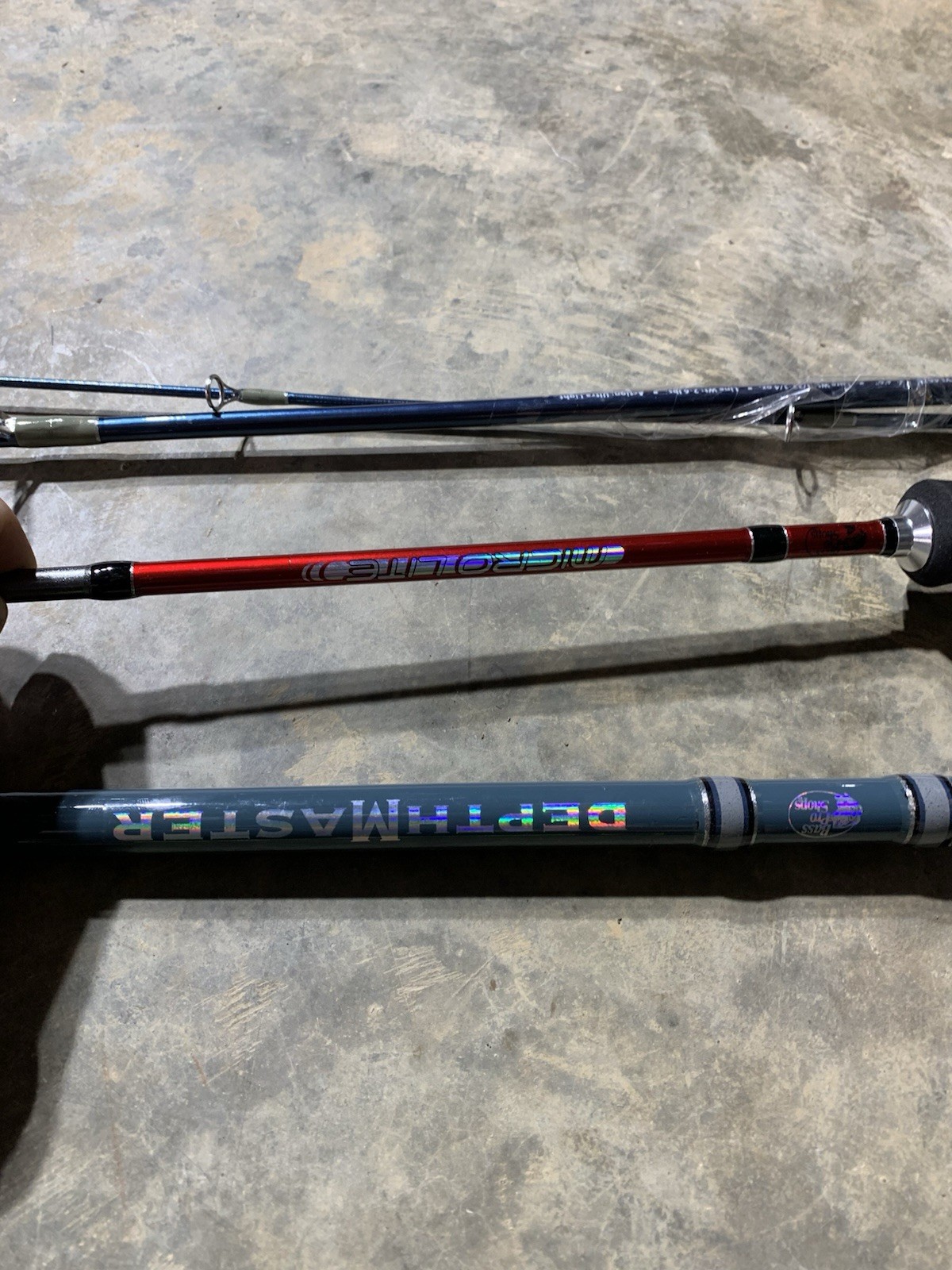 LOT OF 10 BASS PRO SHOPS FISHING RODS (BROKEN)