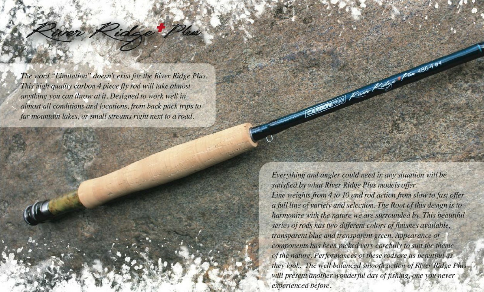 Carbonpro RIVER RIDGE PLUS Rod 4 PCS