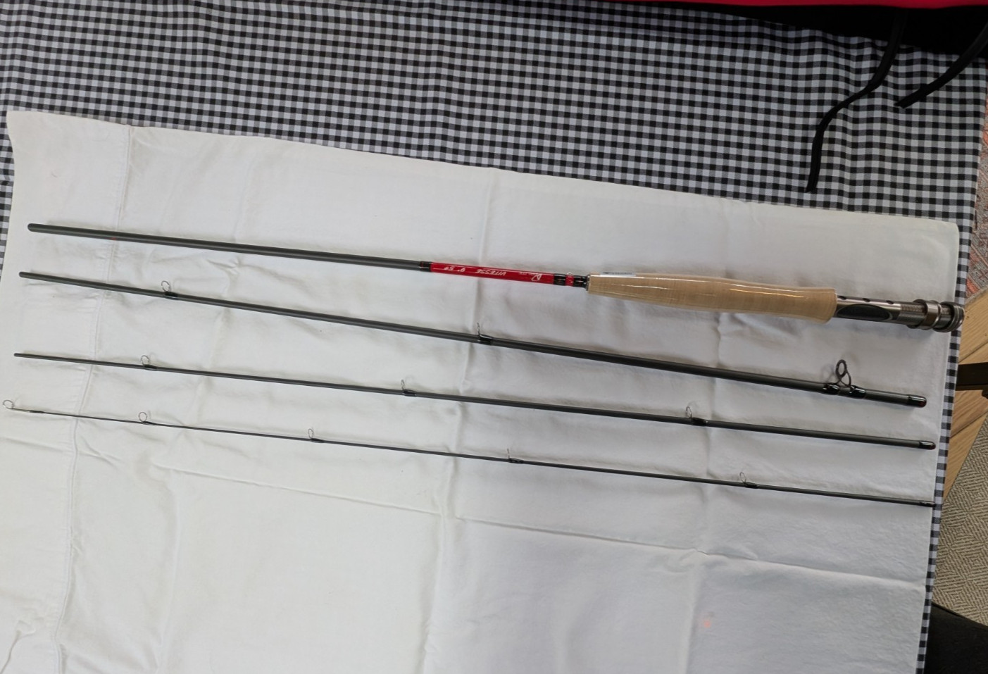 Mayfly Outdoors Airlite Vitesse 9ft 5wt 4pc Rod w/Orig Tube & Rod Sock BRAND NEW