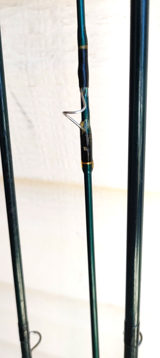 Orvis Trident TL Fly Fishing Rod Green 4 Piece Pole 6.5 Mid Flex 8’5″ 3oz 5wt