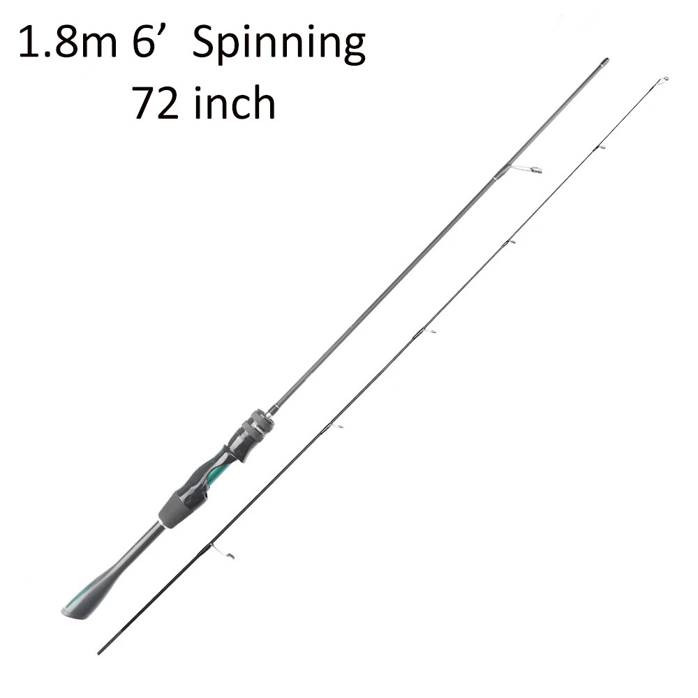 ORCA ULTRALIGHT UL SOLID TIP TAPERED HANDLE TROUT LAKE RIVER SPINNING CASTING FI