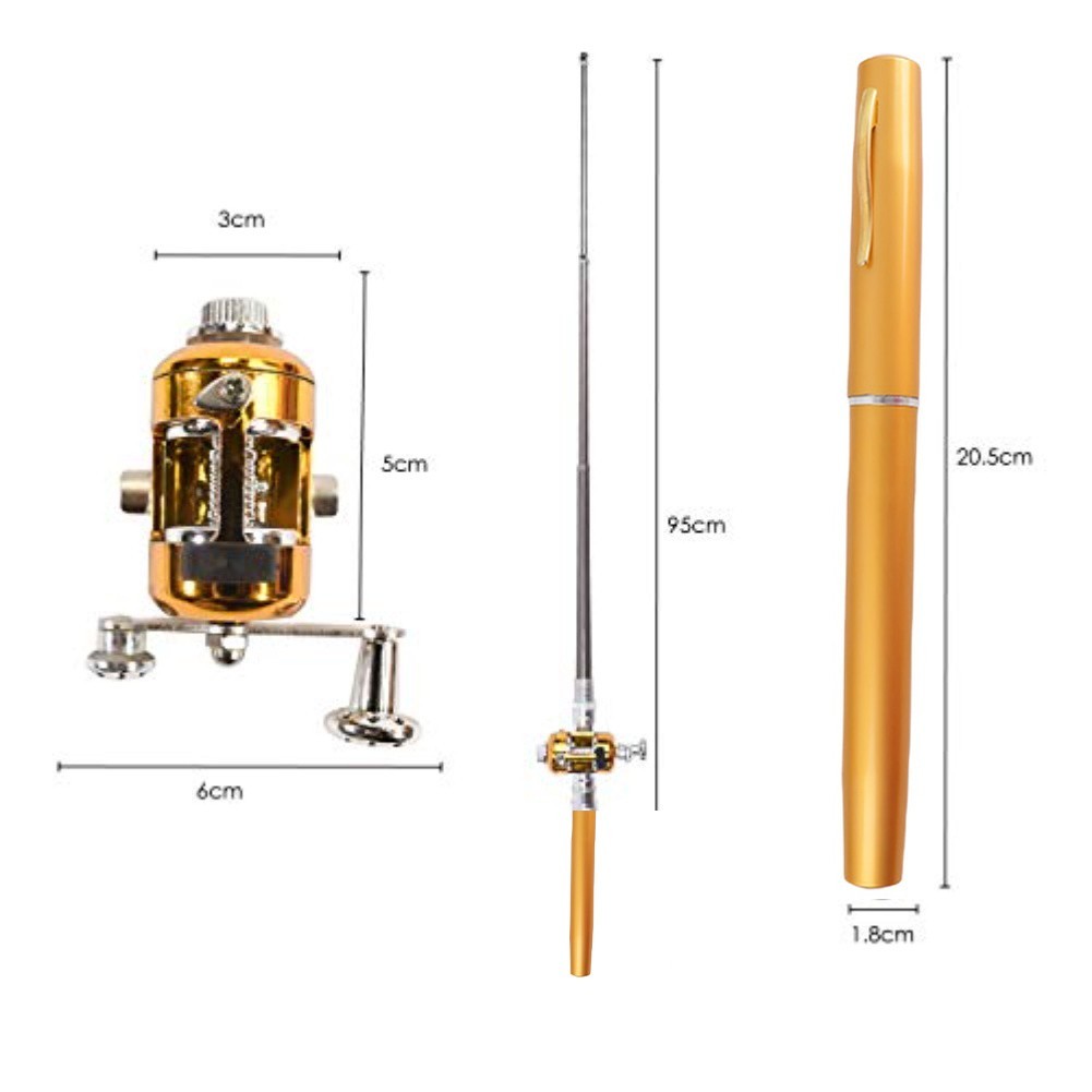 1 Meter Fiberglass Fishing Rod with Large Hole Rings and Fast Heat Dissipation