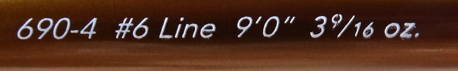Sage Launch 690-4 # 6 Line, 3 9/16 oz Fly Fishing Rod/ w/case 4 piece New