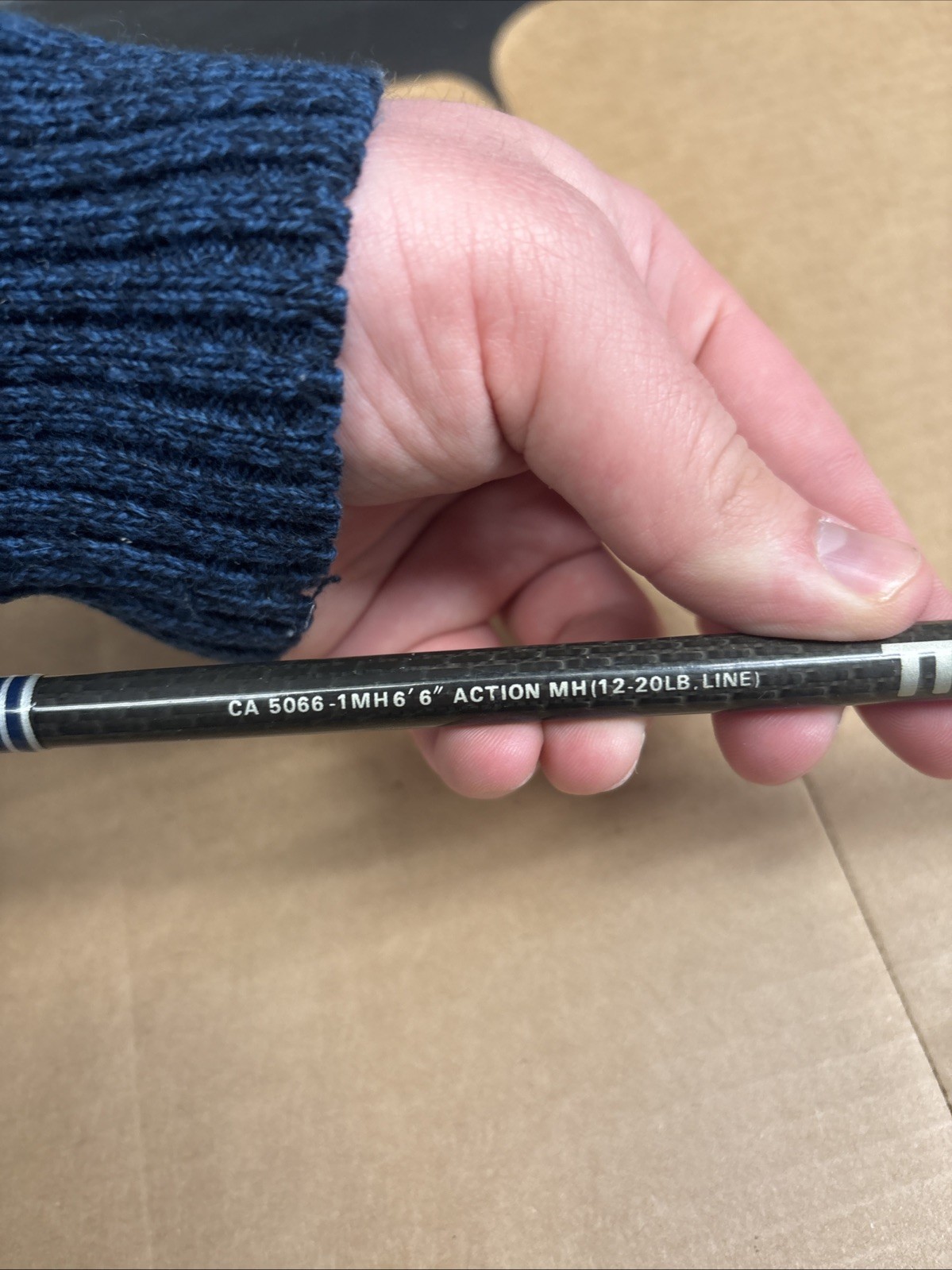 Shakespeare CA 5066 1MH 6’6 Tri Botic Fishing Rod 1 Piece