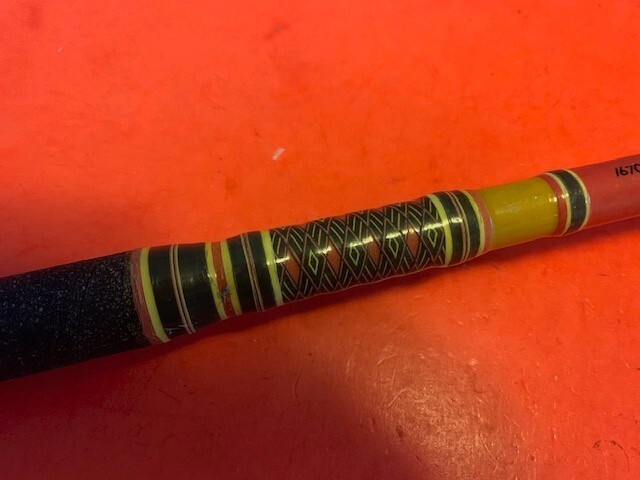 VINTAGE CUSTOM BUILT FENWICK 1670 6 FOOT 6 INCH 30 TO 60# JIG STICK FISHING ROD