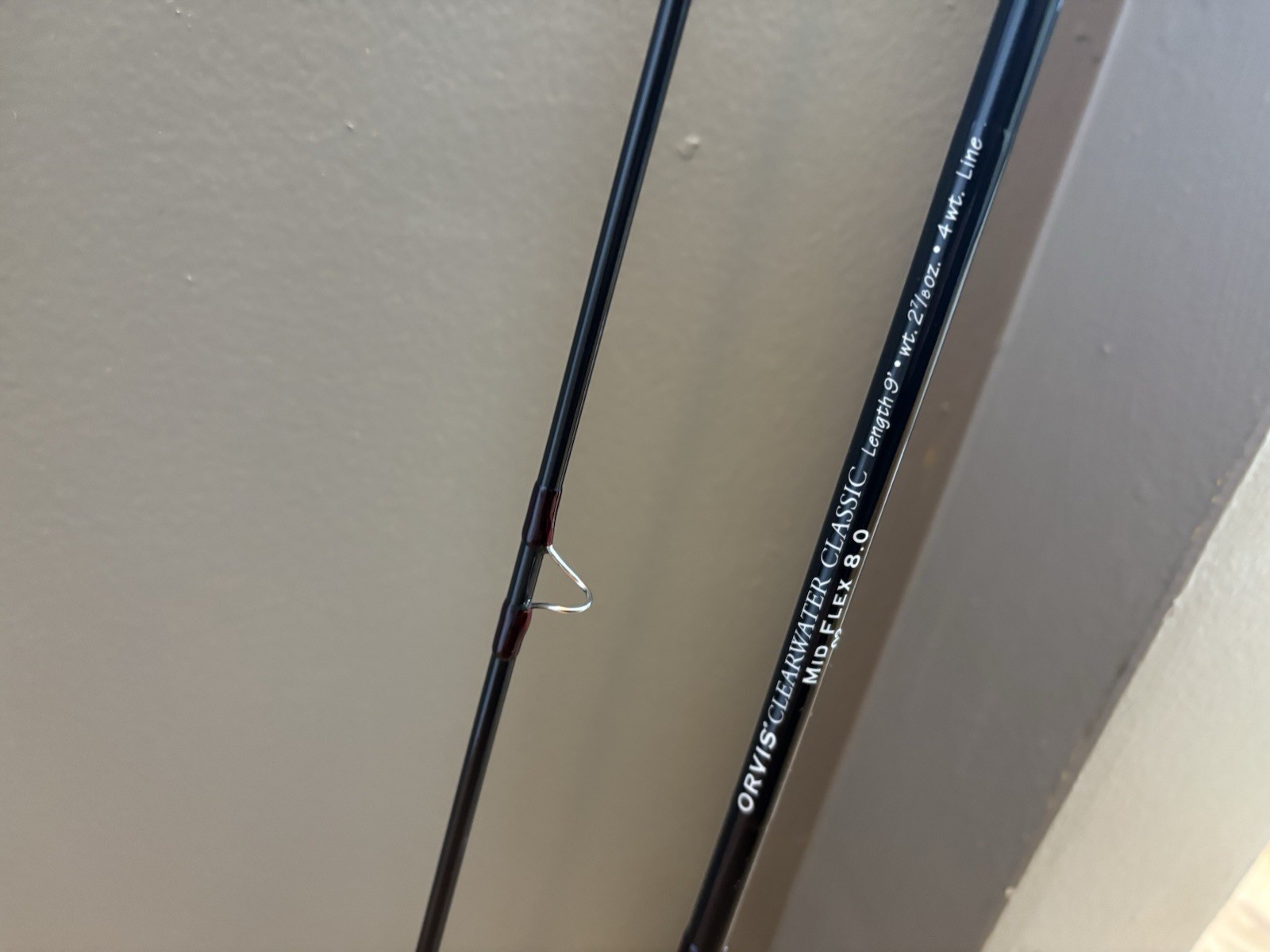 Orvis Clearwater Classic Graphite Rod 9ft, Wt. 2 7/8 Oz, 4Wt. Line, Mid Flex 8.0