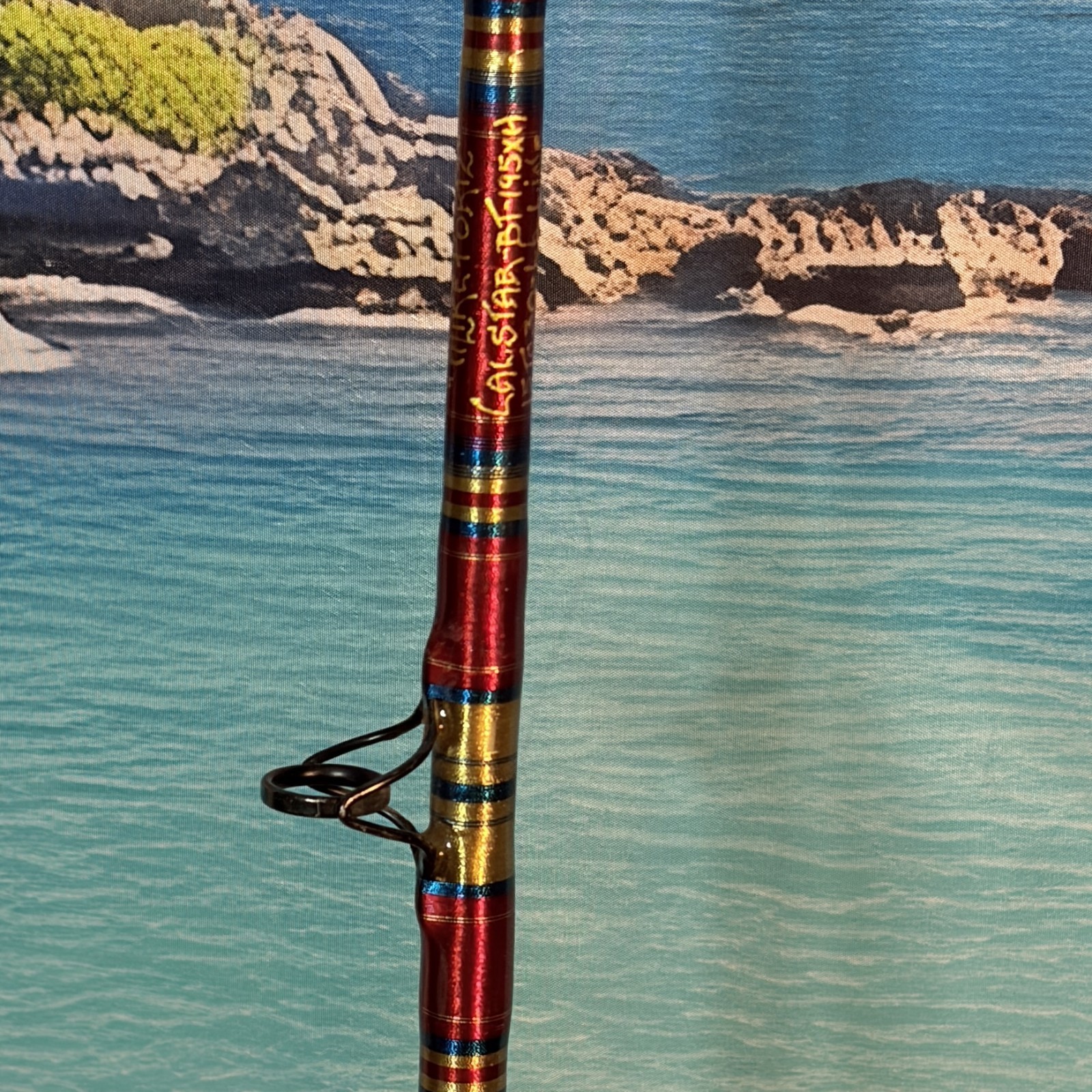 CALSTAR BT-195XH Custom by LONGFIN 15-30lb Saltwater Rod AFTCO-2M 6′ Red